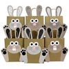 DIY Geschenktüten mit Osterhasen in schwarz-weiß