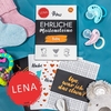 Ehrliche Meilensteine - Baby - personalisierbar
