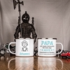 Emaille Tasse - Das beste Geschenk für Papa