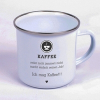 Emaille Tasse - Kaffee