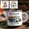 Emaille Tasse - Zuhause ist