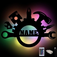 Farbwechsel Lampe - Handwerker mit Name