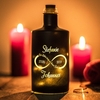Flasche mit LED - Unendlichkeit
