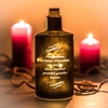 Flasche mit LED und Wunschtext