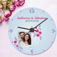 Fotouhr - Liebe mit Personalisierung
