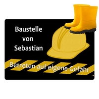 Fußmatte - Bauzimmer