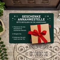 Fußmatte - Geschenkeannahmestelle