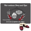 Fußmatte - Hier wohnen Oma und Opa