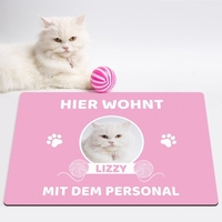Fußmatte - Katze/n mit Personal