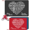 Fußmatte - Meine Stadt/ Mein Dorf mit Personalisierung