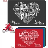 Fußmatte - Meine Stadt/ Mein Dorf mit Personalisierung