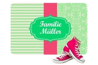 Fußmatte - Mustermix grün