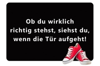 Fußmatte - Ob du wirklich richtig stehst