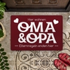 Fußmatte - Oma und Opa - Elternregeln enden hier