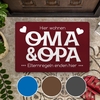 Fußmatte - Oma und Opa - Elternregeln enden hier