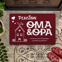 Fußmatte - Pension Oma & Opa