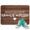 Fußmatte - Rustikal mit Personalisierung