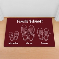 Fußmatte Comic Schuhe