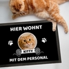 Fußmatte Katze/n mit Personal