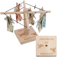 Geld - Wäschespinne mit Gravur