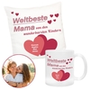 Geschenkset - Weltbeste Mama mit Personalisierung