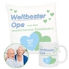 Geschenkset - Weltbester Opa mit Personalisierung