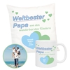 Geschenkset - Weltbester Papa mit Personalisierung