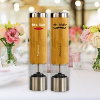 Gewürzmühlen Set Mr. und Mrs. mit Personalisierung