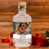 Gin mit Fotoetikett und Personalisierung "Liebe"