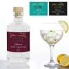 Gin mit persönlichem Etikett - Geburtstag