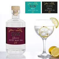 Gin mit persönlichem Etikett - Geburtstag