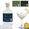 Gin mit persönlichem Etikett