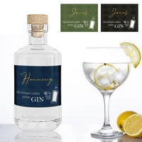 Gin mit persönlichem Etikett