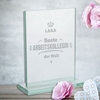 Glaspokal - Beste Arbeitskollegin mit Gravur