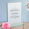 Glaspokal - Du wirst es morgen sein