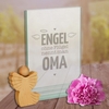 Glaspokal - Engel ohne Flügel nennt man Oma