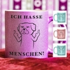 Glitzertasse - Ich hasse Menschen