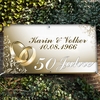 Goldener Hochzeitsbanner