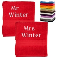 Handtuch-Set - Mr und Mrs