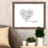 Herz aus Worten - personalisiertes Bild
