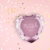 Herz-Diamant Lieblingsmensch mit Personalisierung