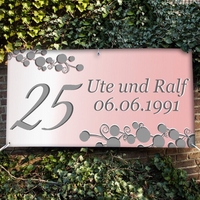 Hochzeitsbanner - Silberhochzeit