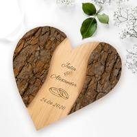 Holz-Herz - Hochzeit