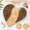 Holz-Herz mit Wunschtext
