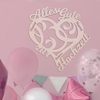Holz-Herz zur Hochzeit mit Personalisierung
