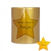 Kaffeebecher in Gold