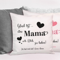 Kissen - Mama mit Herzen