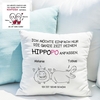 Kissen - Schöner Hintern/ Hippopo mit Personalisierung
