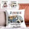 Kissen - Zuhause ist da,  wo wir parken