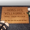Kokos Fußmatte - Herzlich willkommen wäre übertrieben